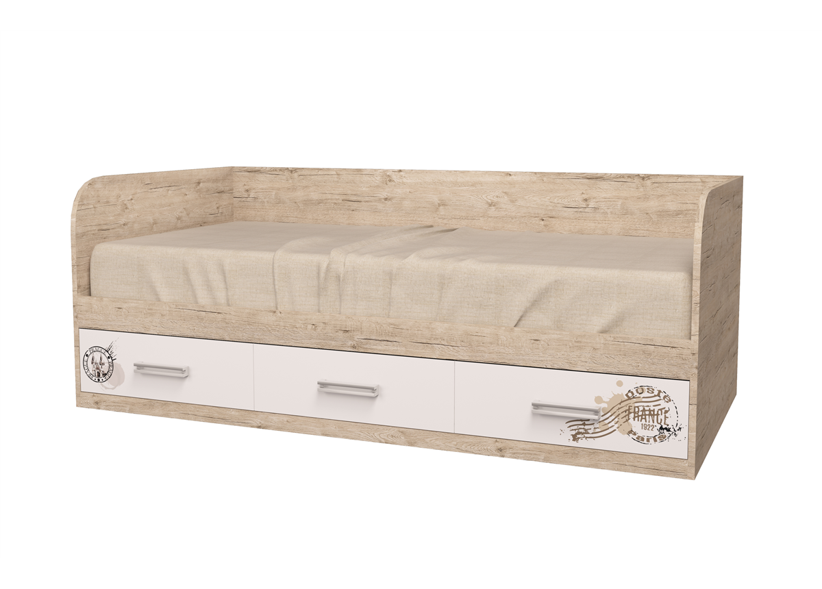 Кровать подростковая Travel 80x190 MebelKon Кровать подростковая Travel 80x190 MebelKon