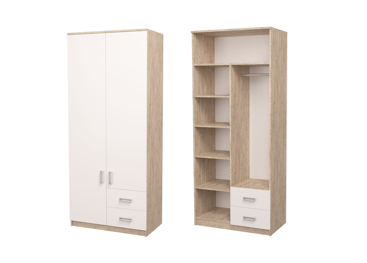 Шкаф Винни 2 Комбинированный 211x90x50