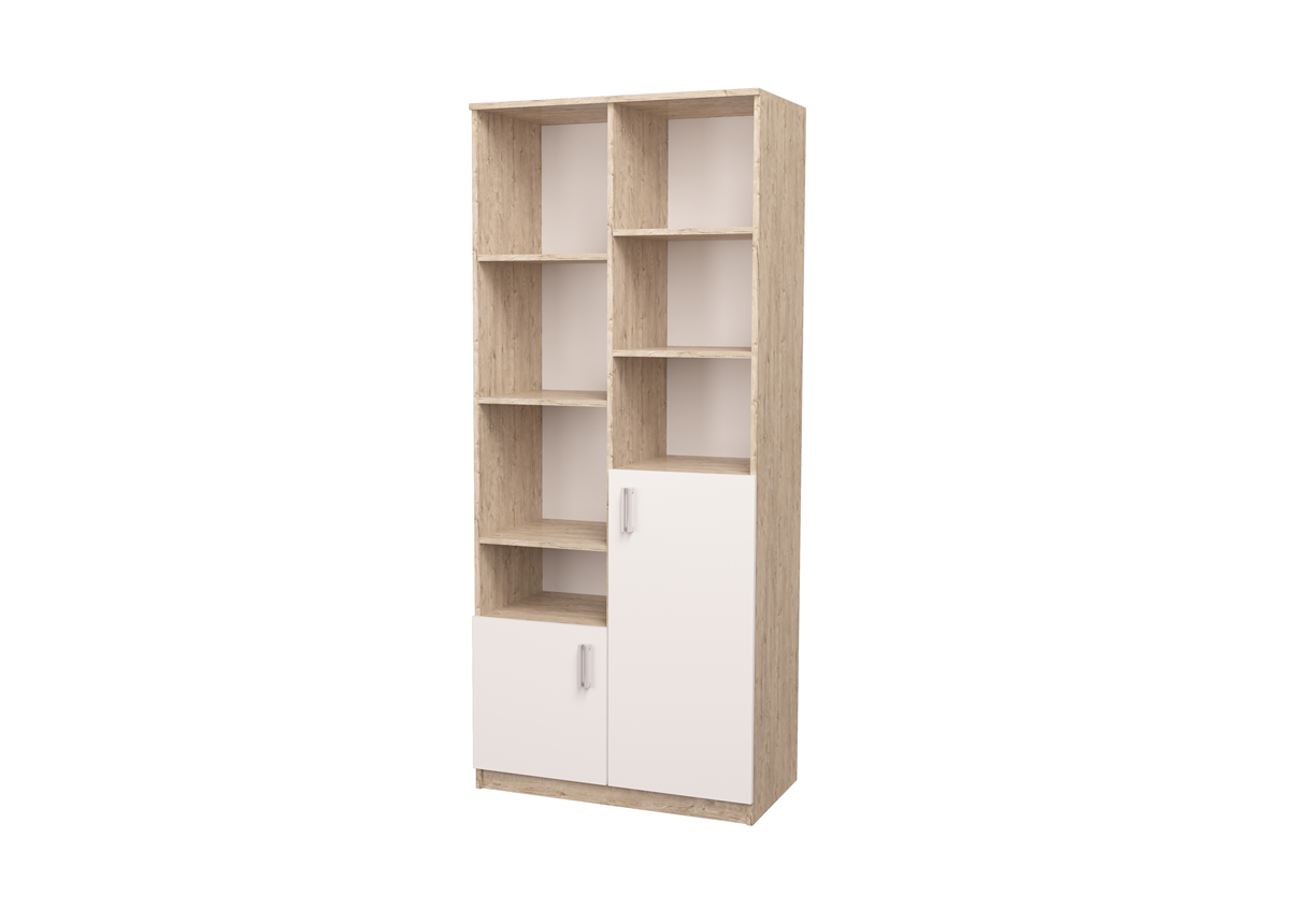 Шкаф двойной Junior Дуб шервуд/белый MebelKon