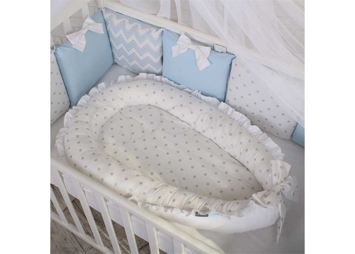 Кокон Baby Shine серебро Маленькая Соня 65x30