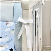 Комплект Baby Design Коты в облаках голубой (6 предметов) Маленькая Соня