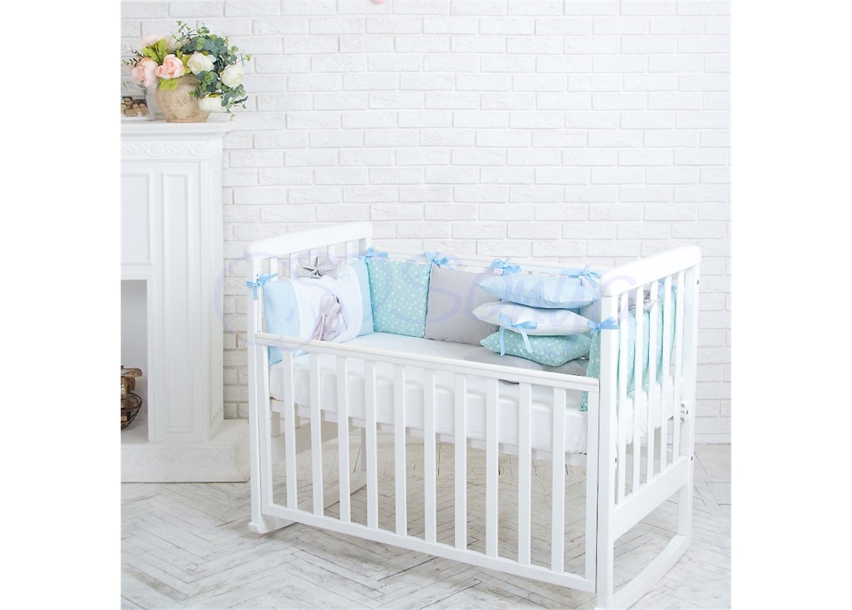 Бортики Akvarel Одуванчик + простынь Маленькая Соня