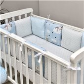 Бортики Baby Design Коты в облаках голубой Маленькая Соня