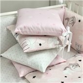 Бортики Baby Design Коты в облаках розовый Маленькая Соня