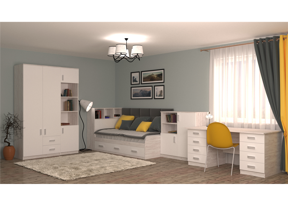 Комната Travel Аляска/Белый MebelKon