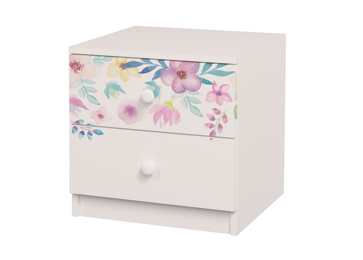 Тумба с ящиками Цветы MebelKon