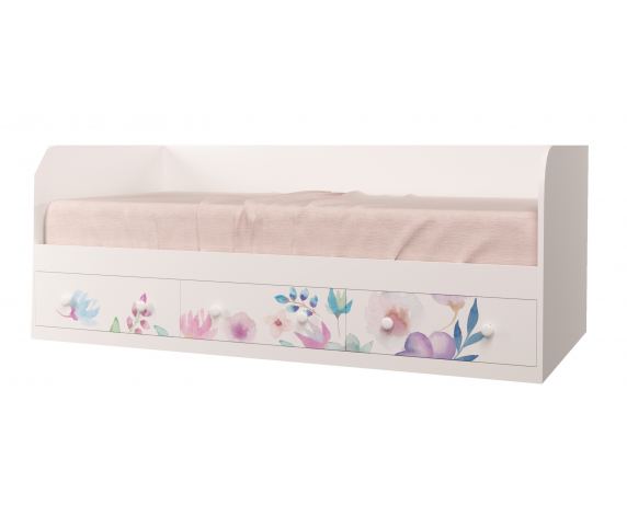 Кровать Цветы MebelKon 80x190