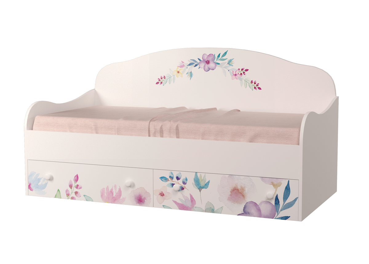 Кровать-диванчик Цветы MebelKon 80x190