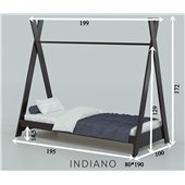 Кровать-вигвам Индиано Луна 80x190/200