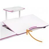Детский стол (стол+ящик+надстройка) Evo-40 Evo-kids розовый