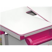 Детский стол (стол+ящик+надстройка) Evo-40 Evo-kids розовый