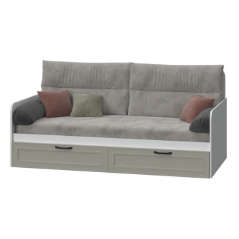 Кровать-диванчик с мягкой частью FR-L-010 Frame Эдисан
