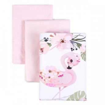 Сменный постельный комплект Veres Flamingo Розовый (3 предмета)