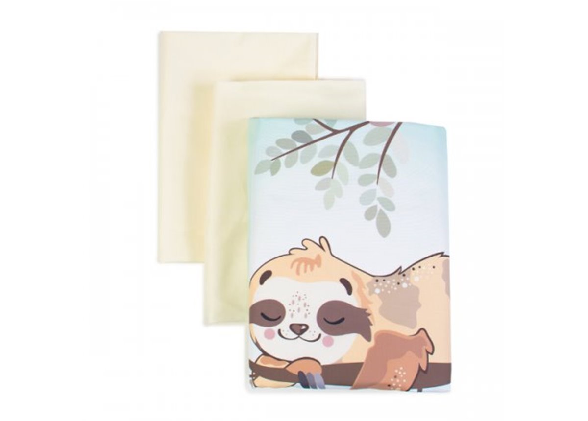 Сменный постельный комплект Veres Lazy sloth (3 предмета)