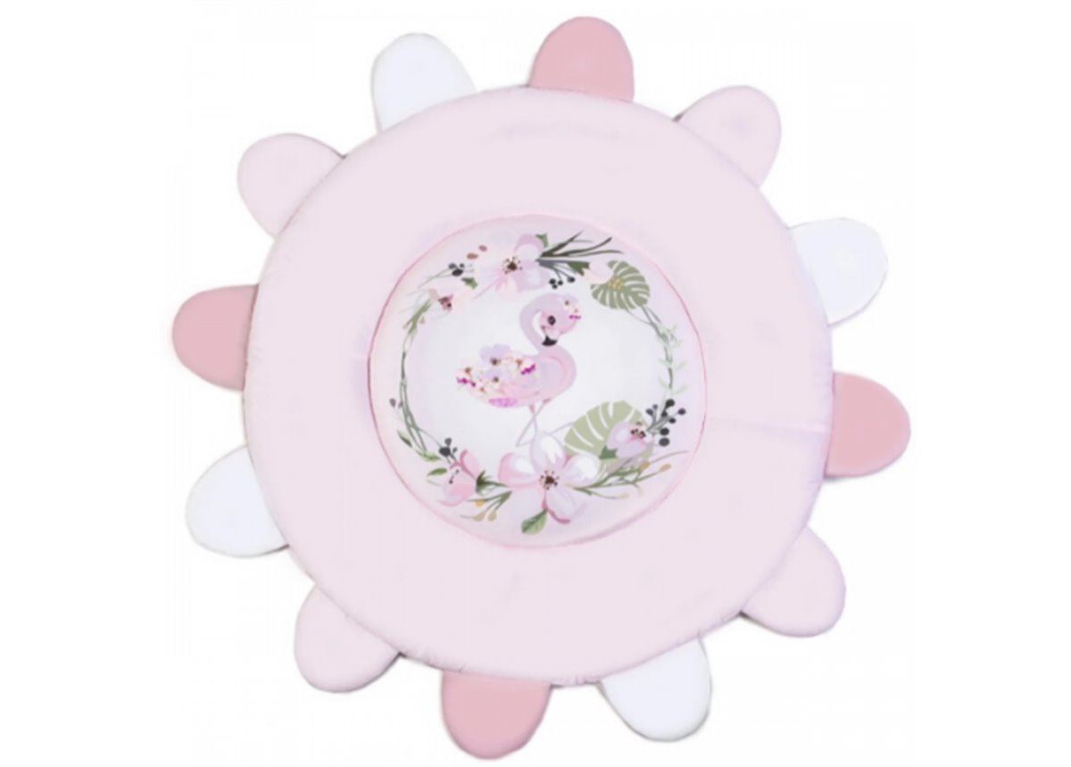 Коврик игровой Flamingo розовый 92х92 Veres