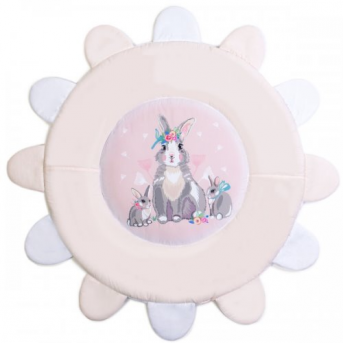 Коврик игровой Summer Bunny голубой 92х92 Veres