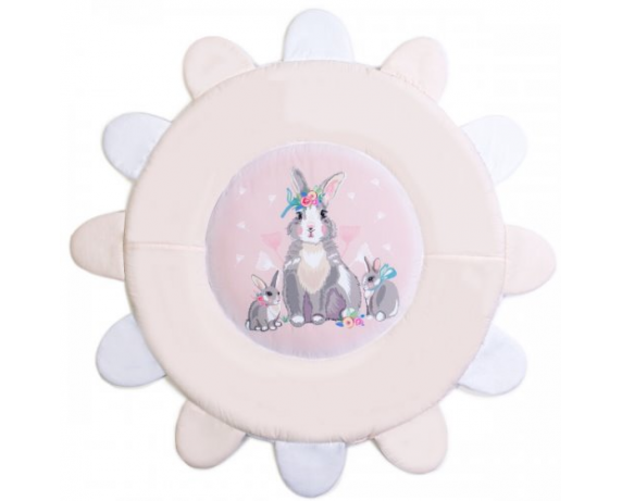 Коврик игровой Summer Bunny розовый 92х92 Veres