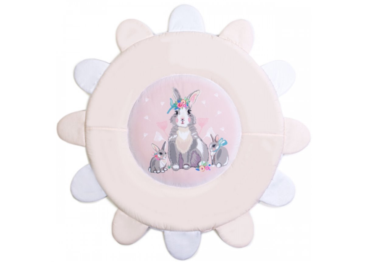Коврик игровой Summer Bunny голубой 92х92 Veres