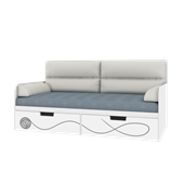 Кровать-диванчик с мягкой частью KS-L-010 Cats Эдисан