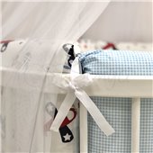 Комплект Baby Design Аэроплан (6 предметов) для круглых кроваток Маленькая Соня