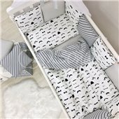 Комплект Baby Design Усы (6 предметов) для круглых кроваток Маленькая Соня