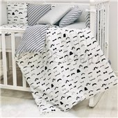 Комплект Baby Design Усы (6 предметов) для круглых кроваток Маленькая Соня