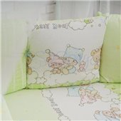 Комплект Baby Design № 27 Малыши в шапочках (6 предметов) для круглых кроваток Маленькая Соня
