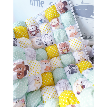 Одеяло зефирное Лесные зверушки BunnyMom