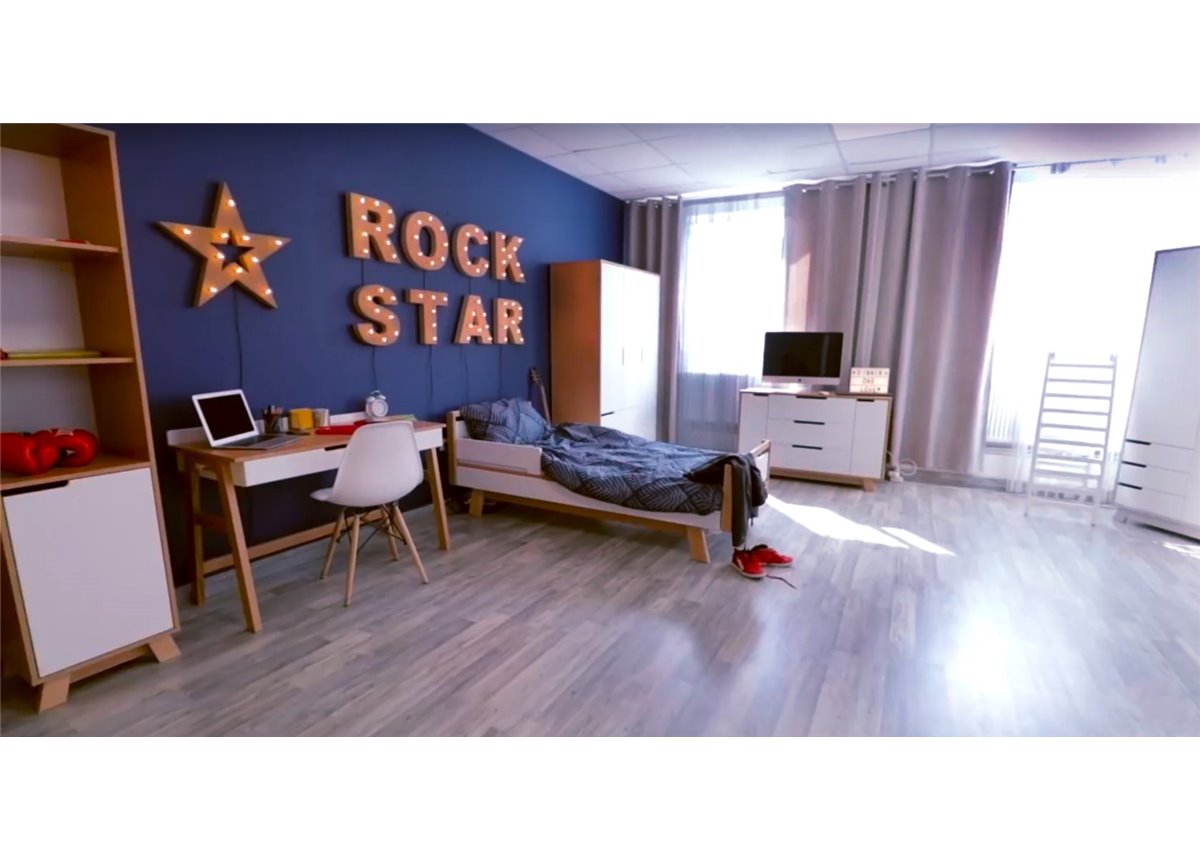 Комната Верес коллекция Манхэттен бело-буковый