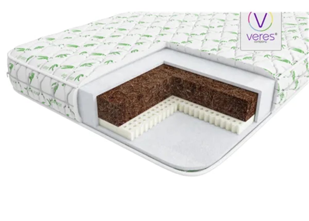 Матрас Veres "Latex+" Aloe vera 160*80*10 см