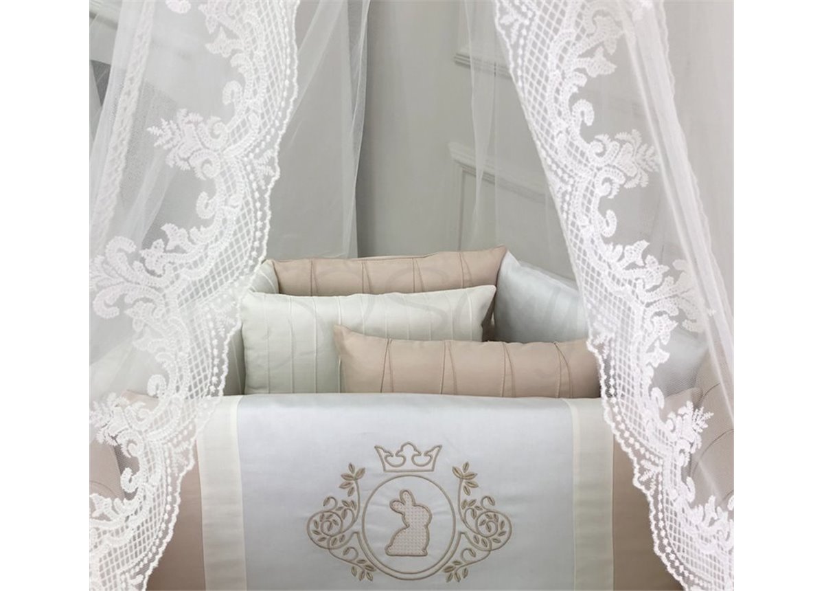 Комплект Royal крем для круглых кроваток (7предметов) Маленькая Соня