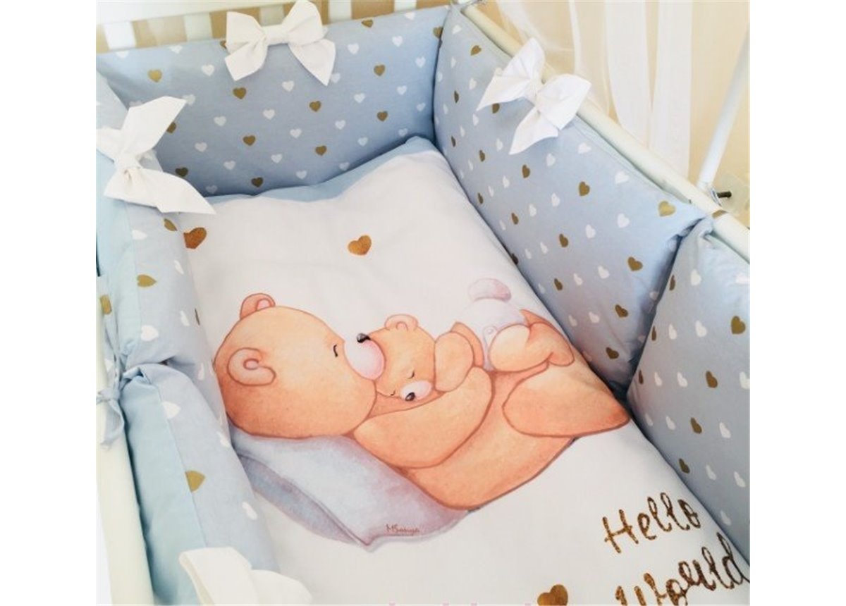 Комплект Happy Baby мальчик голубой (7 предметов) Маленькая Соня