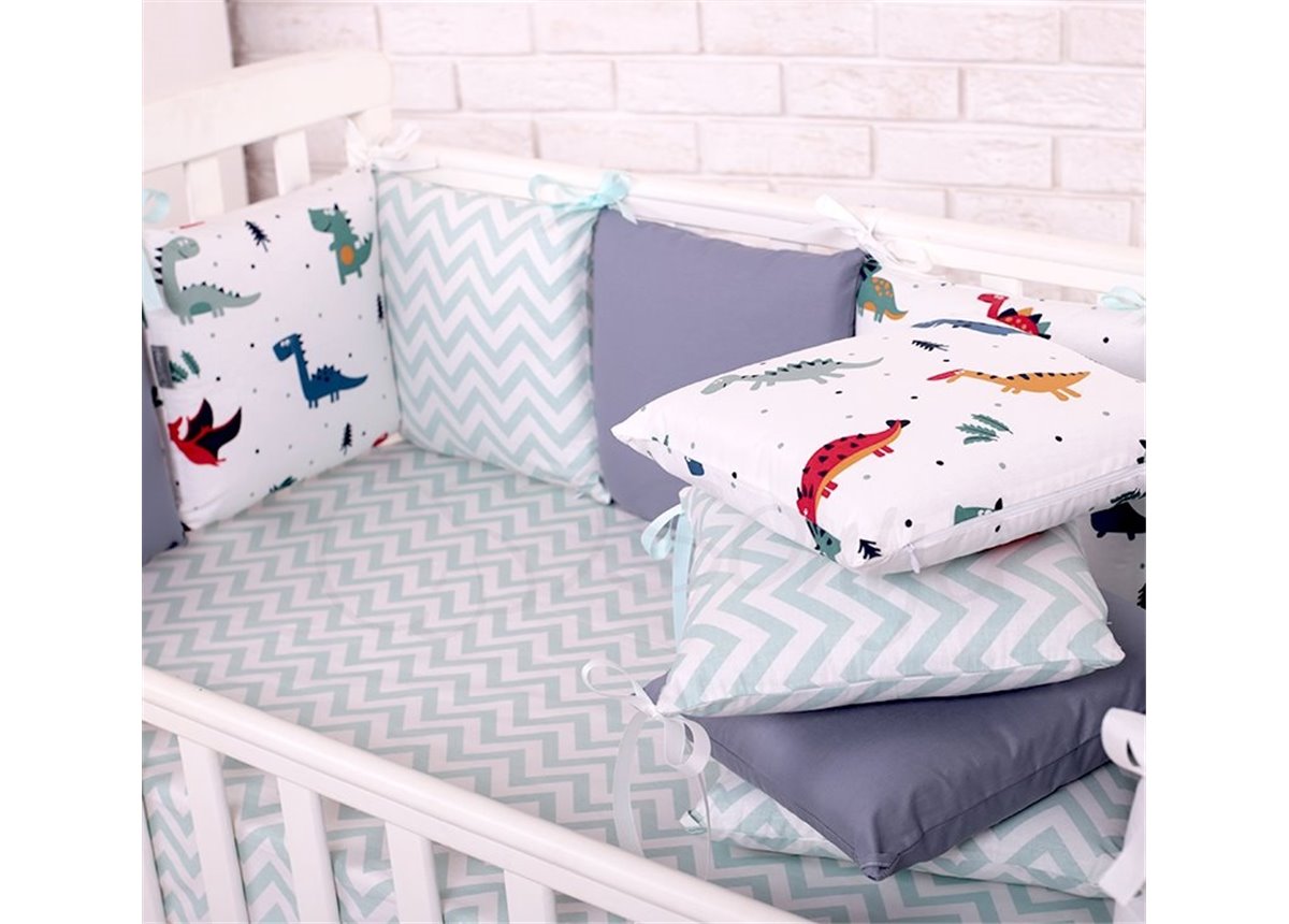 Комплект Baby Design Dino синий (6 предметов) Маленькая Соня