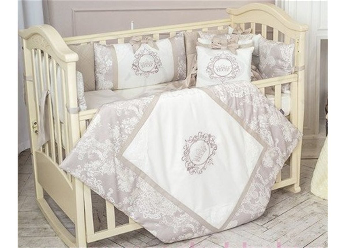 Комплект Fiori серый (6 предметов) Маленькая Соня