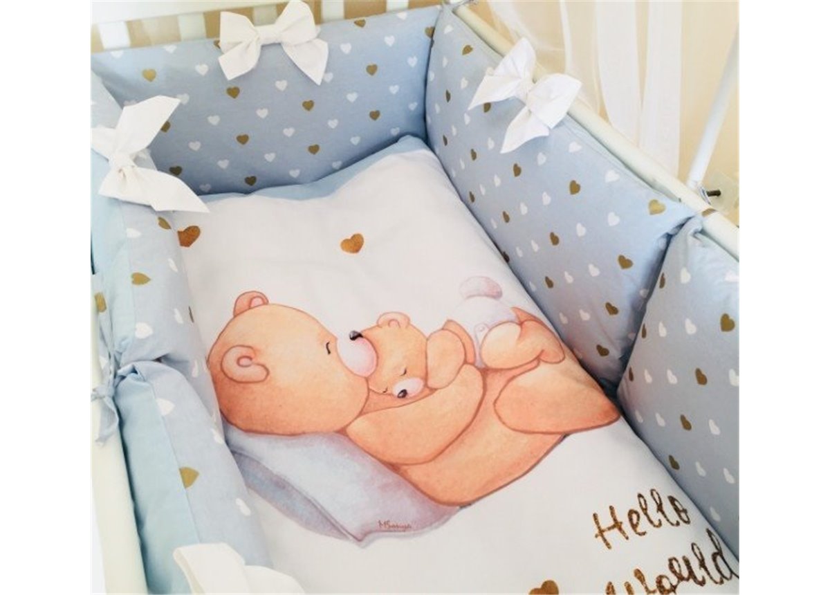 Комплект Happy Baby мальчик голубой (6 предметов) Маленькая Соня