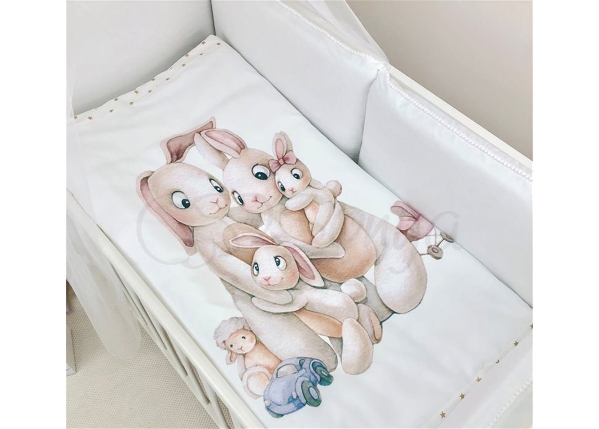 Комплект Семейка белый (6 предметов) Маленькая Соня