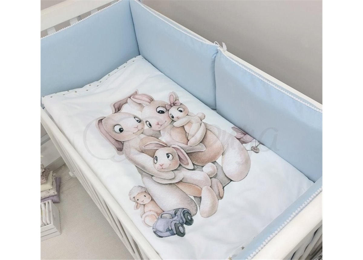 Комплект Семейка голубой (6 предметов) Маленькая Соня