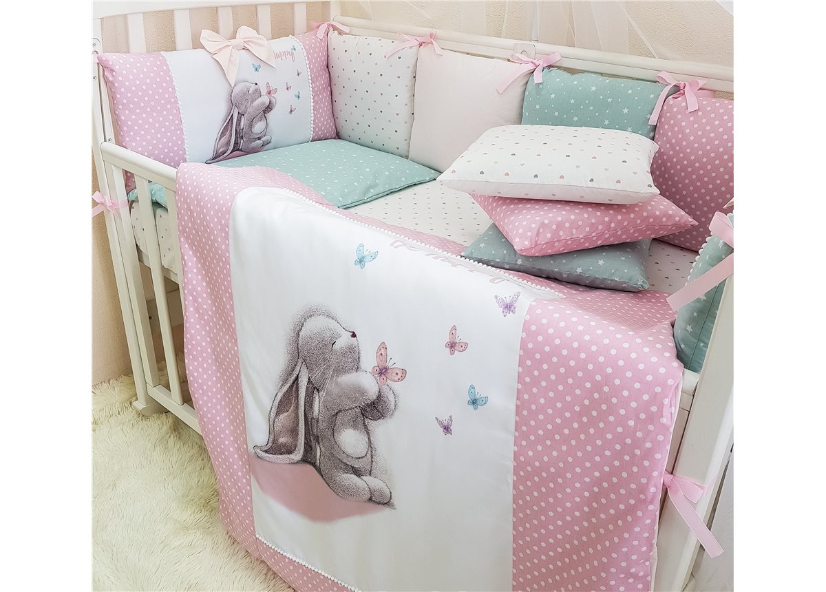 Комплект Akvarel Зайка с бабочками (6 предметов) Маленькая Соня разноцветный