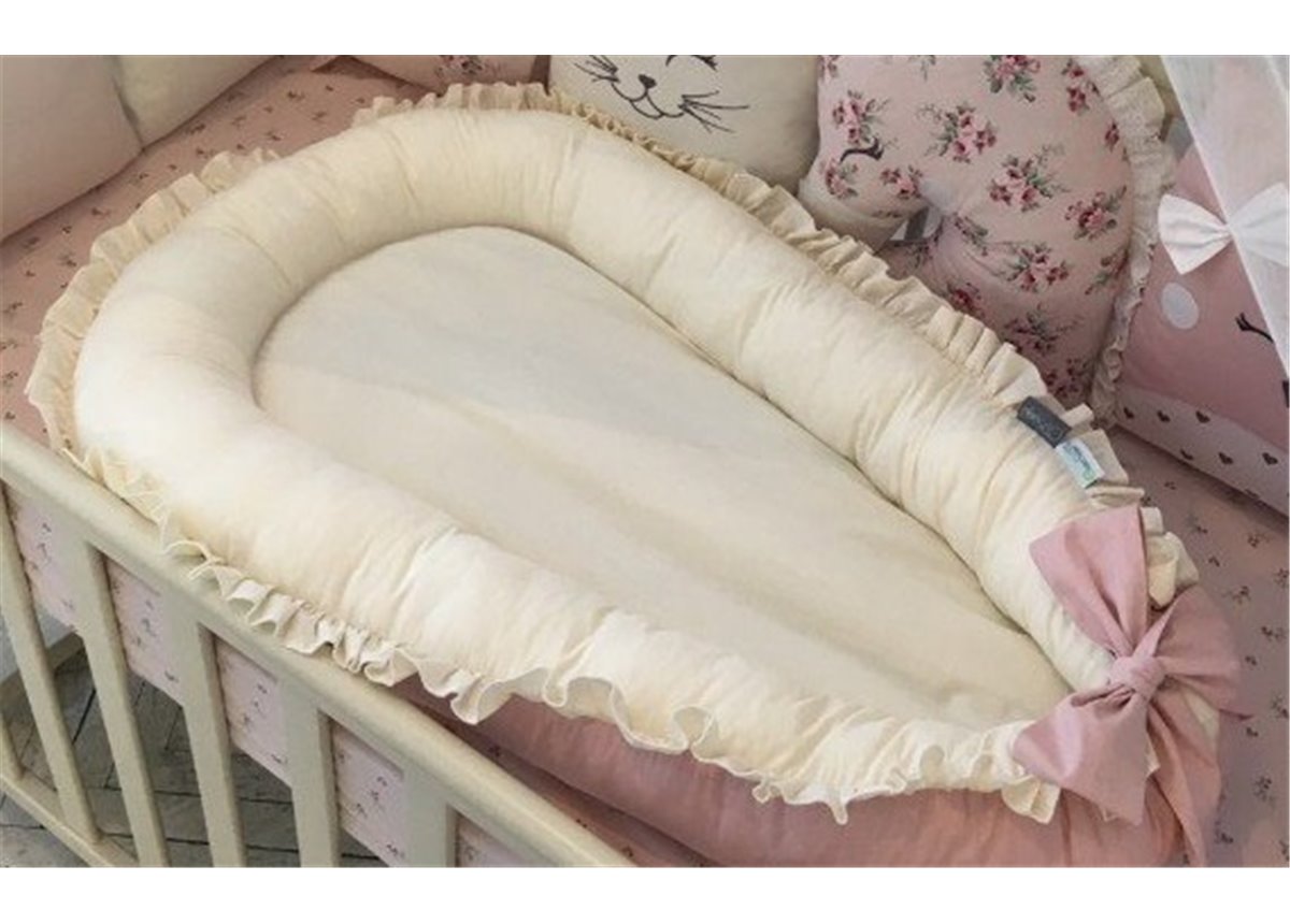 Кокон универсальный однотонный пудра 90х65 Маленькая Соня