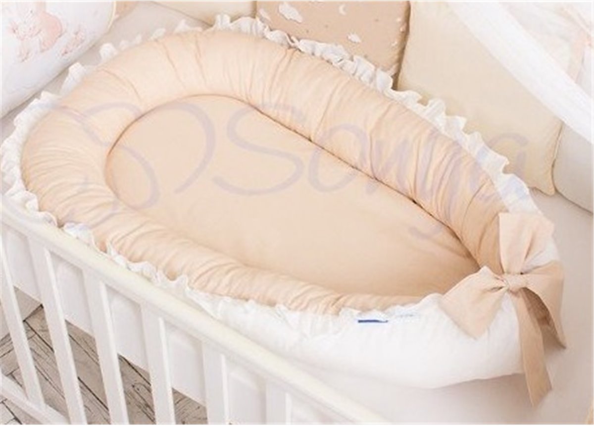 Кокон универсальный однотонный шоколадный 90х65 Маленькая Соня