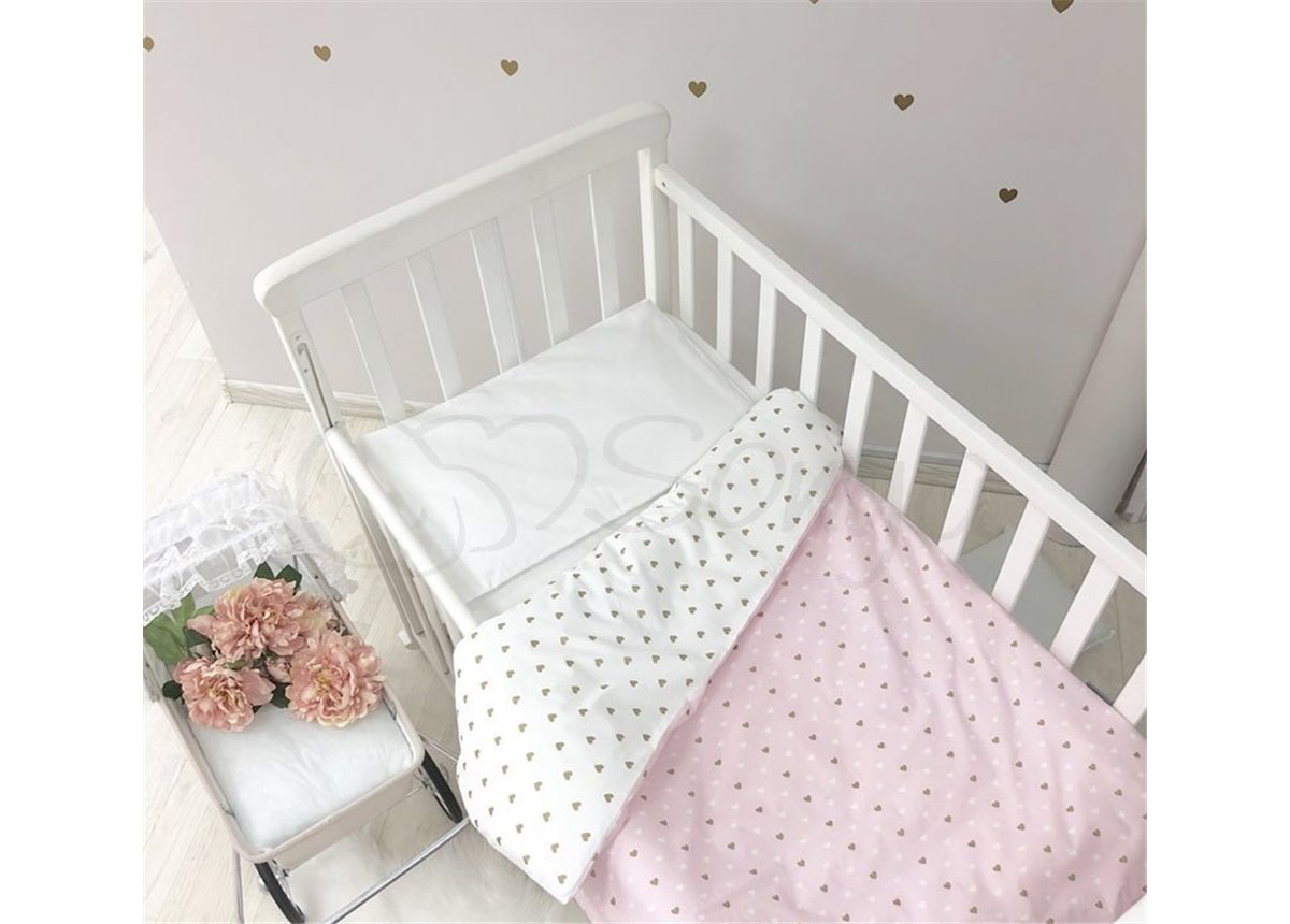 Сменный комплект постельного белья Shine сердечко Маленькая Соня розовый
