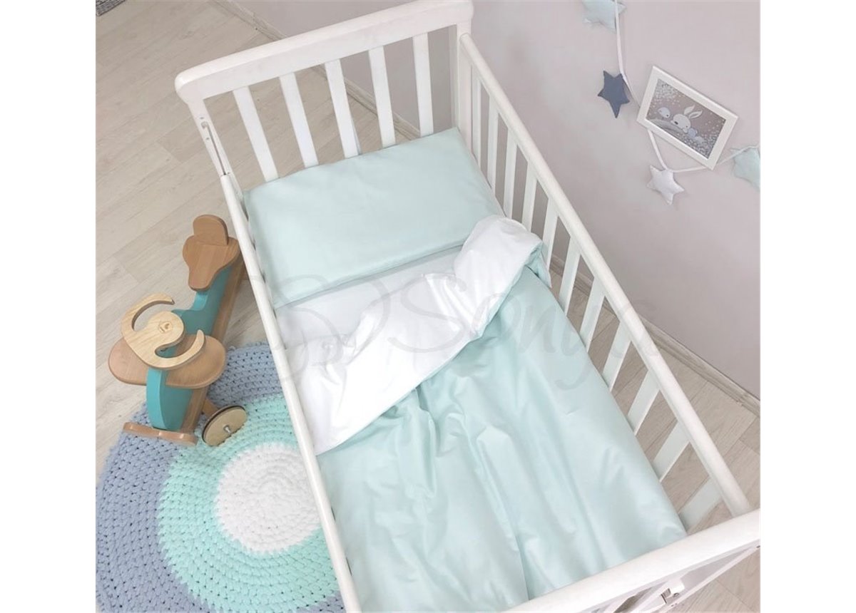 Сменный комплект постельного белья Универсальный Маленькая Соня мятный