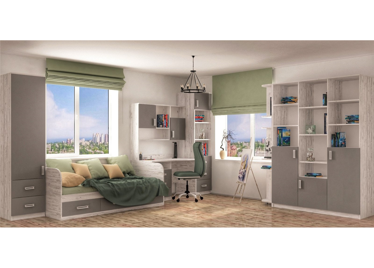 Комната Travel Антрацит MebelKon