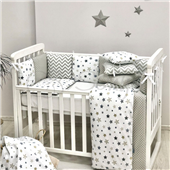 Комплект Baby Design Stars серо-бежевый (6 предметов) Маленькая Соня