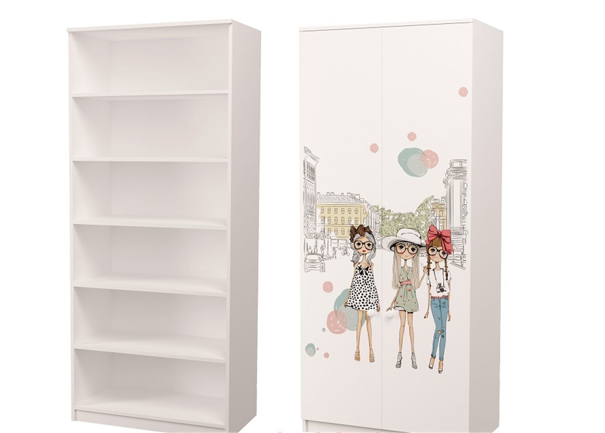 Шкаф для Белья Гламур 211x80x50