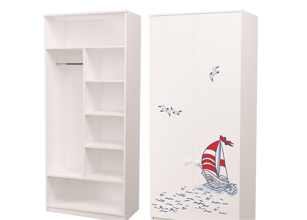 Шкаф Корабль Комбинированный 211x90x50