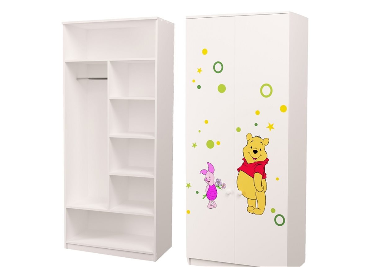 Шкаф Винни 2 Комбинированный 211x100x50