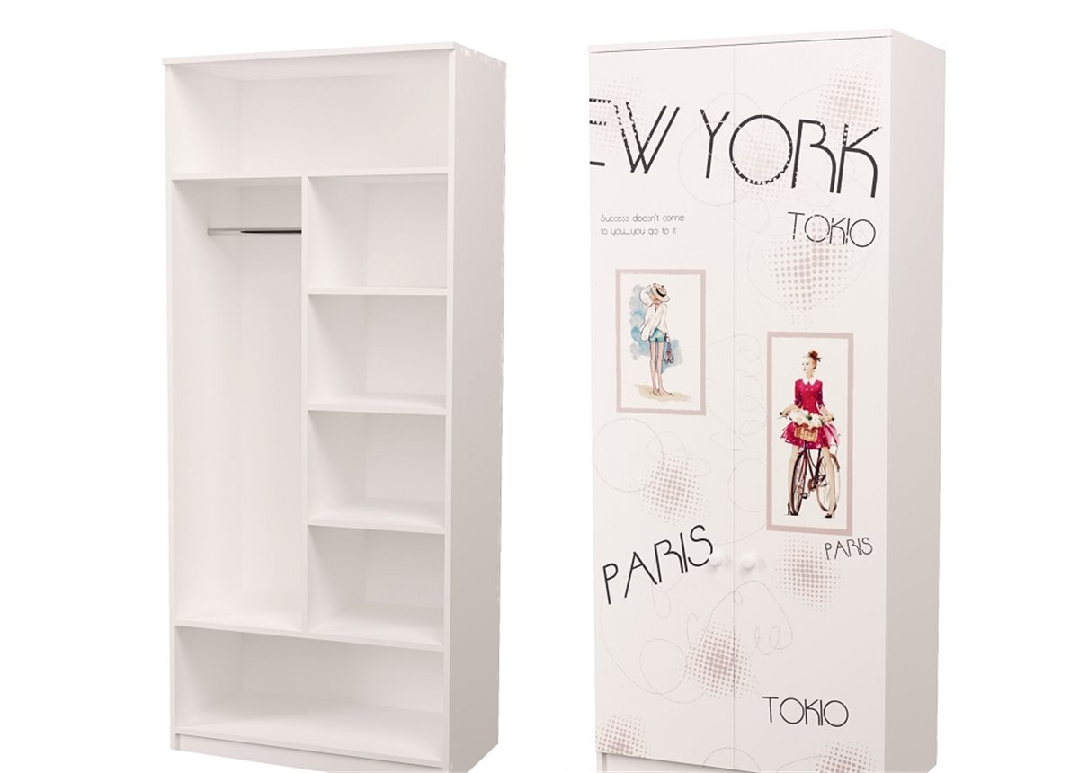 Шкаф Вояж комбинированный MebelKon 50x100x211