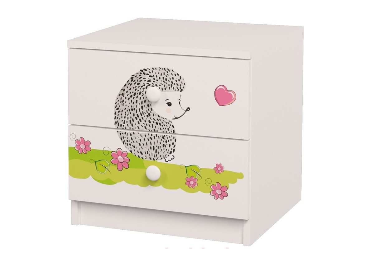 Прикроватная тумбочка с двумя ящиками Совушки