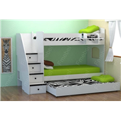 Двухъярусная кровать с дополнительным спальным местом КЧТ 104 Fmebel